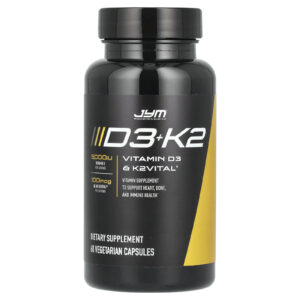 JYM Supplement Science D3+K2 60 Cápsulas Vegetarianas