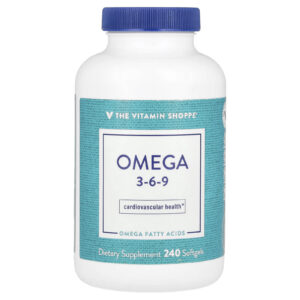 The Vitamin Shoppe Ômegas 3 6 e 9 240 Cápsulas Softgel
