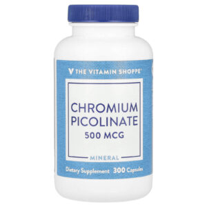 The Vitamin Shoppe Picolinato de Cromo 500 mcg 300 Cápsulas