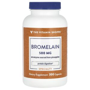 The Vitamin Shoppe Bromelina 500 mg 300 Cápsulas