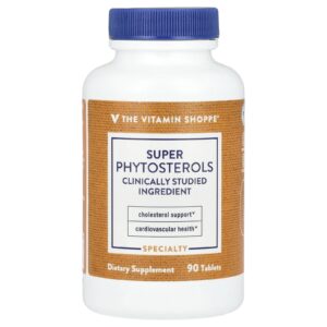 The Vitamin Shoppe Super Phytosterols 90 Comprimidos (900 mg por Comprimido)