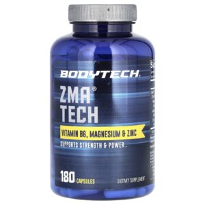 BodyTech ZMA® Tech 180 Cápsulas