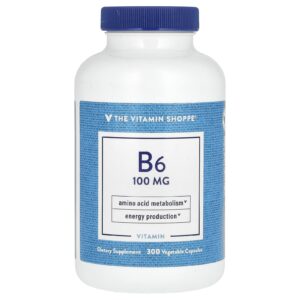 The Vitamin Shoppe Vitamina B6 100 mg 300 Vegetais