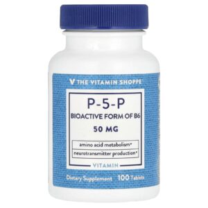 The Vitamin Shoppe P-5-P 50 mg 100 Comprimidos