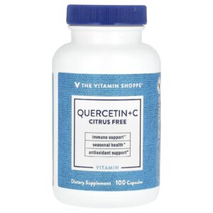 The Vitamin Shoppe Quercetina+ C Sem Cítricos 100 Cápsulas