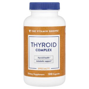 The Vitamin Shoppe Complexo para a Tiroide 100 Cápsulas