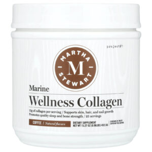 Martha Stewart Wellness Colágeno Marinho para o Bem-Estar Café 4325 g (1527 oz)