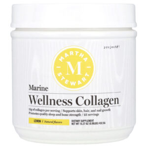 Martha Stewart Wellness Colágeno Marinho para o Bem-Estar Limão 4325 g (1527 oz)