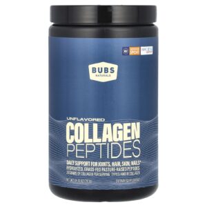 BUBS Naturals Peptídeos de Colágeno Sem Sabor 283 g (10 oz)