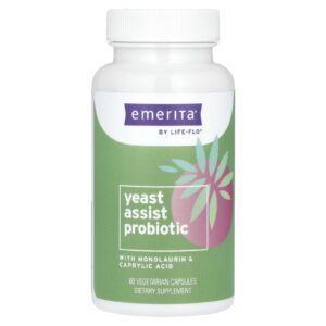 Emerita Probiótico Yeast Assist 60 Cápsulas Vegetarianas