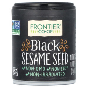 Frontier Co-op Semente de Gergelim Preto 19 g (07 oz)