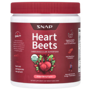 Snap Supplements Beterraba Coração Frutos Silvestres Mistos 250 g (88 oz)