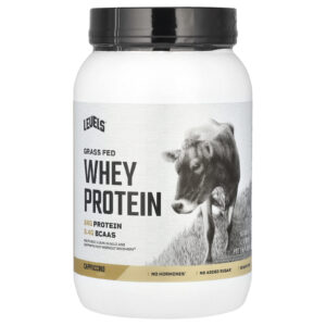 Levels Proteína Whey em Pó de Gado Criado no Pasto Cappuccino 907 g (2 lb)