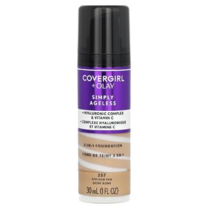 Covergirl Olay Simply Ageless Base 3 em 1 Bronzeado Dourado 257 30 ml (1 fl oz)