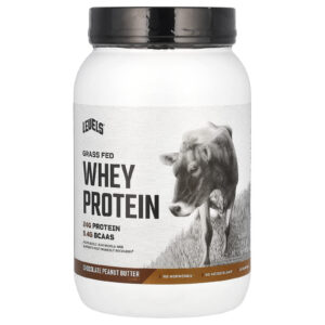 Levels Proteína Whey de Gado Criado no Pasto Manteiga de Amendoim com Chocolate 907 g (2 lb)