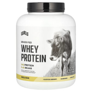 Levels Proteína Whey em Pó de Gado Criado no Pasto Fava de Baunilha 227 kg (5 lb)