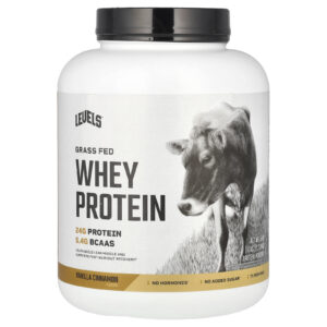 Levels Proteína Whey em Pó de Gado Criado no Pasto Baunilha e Canela 227 kg (5 lb)