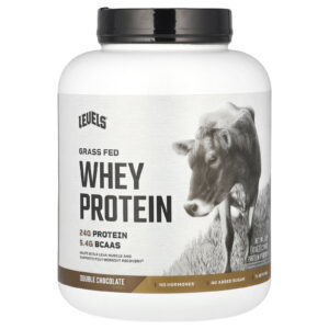 Levels Proteína Whey em Pó de Gado Criado no Pasto Chocolate Duplo 227 kg (5 lb)