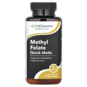 LifeSeasons Mistura Rápida de Methyl Folate Limão 60 Misturas Rápidas (1.660 mcg por Mistura)