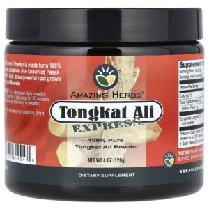 Amazing Herbs Tongkat Ali Express em Pó 120 g (4 oz)