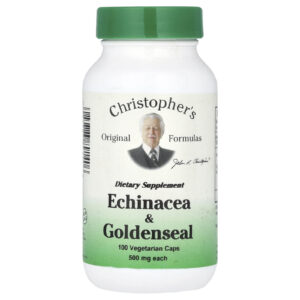 Christophers Original Formulas Echinacea e Hidraste 100 Cápsulas Vegetarianas