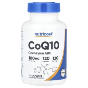 Nutricost CoQ10 100 mg 120 Cápsulas
