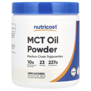 Nutricost Óleo TCM em Pó Sem Sabor 227 g (81 oz)