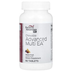 Bariatric Advantage Multivitamínico Mastigável Advanced Multi EA Mistura de Frutas 60 Comprimidos