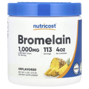 Nutricost Bromelina Sem Sabor 113 g (4 oz)