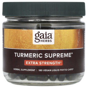 Gaia Herbs Cúrcuma Suprema 180 Fitocápsulas Líquidas Veganas