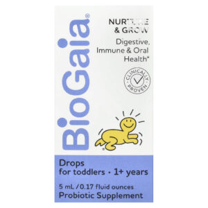 BioGaia Nurture & Grow Gotas A partir de 1 Ano 200 Milhões de UFCs 5 ml (017 fl oz)