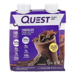 Quest Nutrition Shake Proteico Chocolate 4 Shakes 325 ml (11 fl oz) Cada