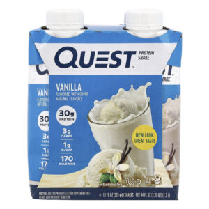 Quest Nutrition Shake Proteico Baunilha 4 Shakes 325 ml (11 fl oz) Cada