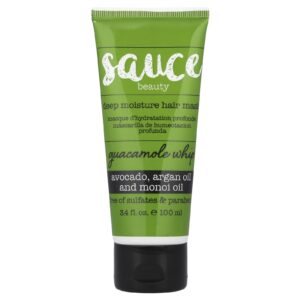 Sauce Beauty Máscara Capilar de Hidratação Profunda Mistura de Guacamole 100 ml (34 fl oz)