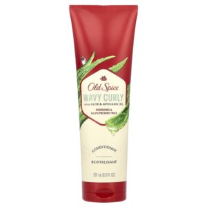 Old Spice Condicionador para Cabelos Ondulados e Cacheados com Aloe e Óleo de Abacate 237 ml (8 fl oz)