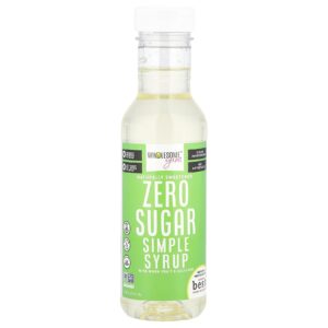 Wholesome Yum Xarope Simples Zero Açúcar com Frutas-dos-Monges e Allulose 354 ml (12 fl oz)
