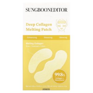 Sungboon Editor Adesivo para Derretimento Profundo de Colágeno 3 Conjuntos 046 g (0016 oz) Cada