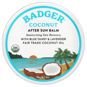 Badger Bálsamo Pós-Sol de Coco 56 g (2 oz)