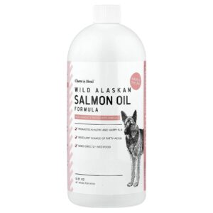 Chew + Heal Fórmula de Óleo de Salmão Selvagem do Alasca Para Cães 946 ml (32 fl oz)