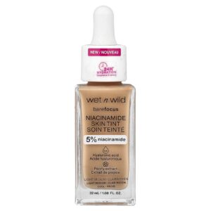 wet n wild Barefocus Nicotinamida para a Pele 1116316 Médio Claro 32 ml (108 fl oz)