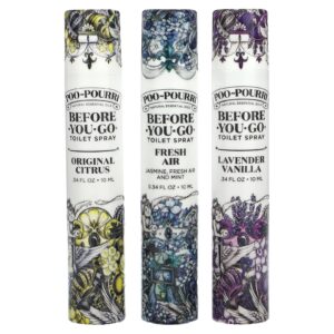 Poo-Pourri On-The-Go Sprays Higiênicos Before-You-Go® Conjunto de Valores 3 Sprays 10 ml (034 fl oz) Cada