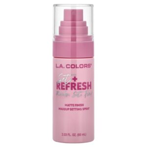L.A. Colors Set + Refresh Spray Fixador de Maquiagem CS338 Matte 60 ml (203 fl oz)