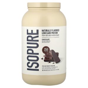 Isopure Proteína em Pó Low Carb Chocolate 136 kg (3 lb)