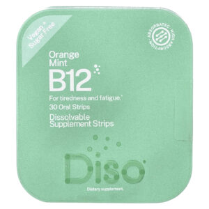Diso B12 Laranja e Menta 30 Tiras Orais