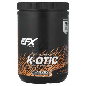 EFX Sports Pré-treino K-otic® Laranja e Manga 500 g (1 lb 164 oz)
