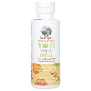 MaryRuths Megadose Vitamina C Lipossomal Cítricos + Baunilha 225 ml (76 fl oz)