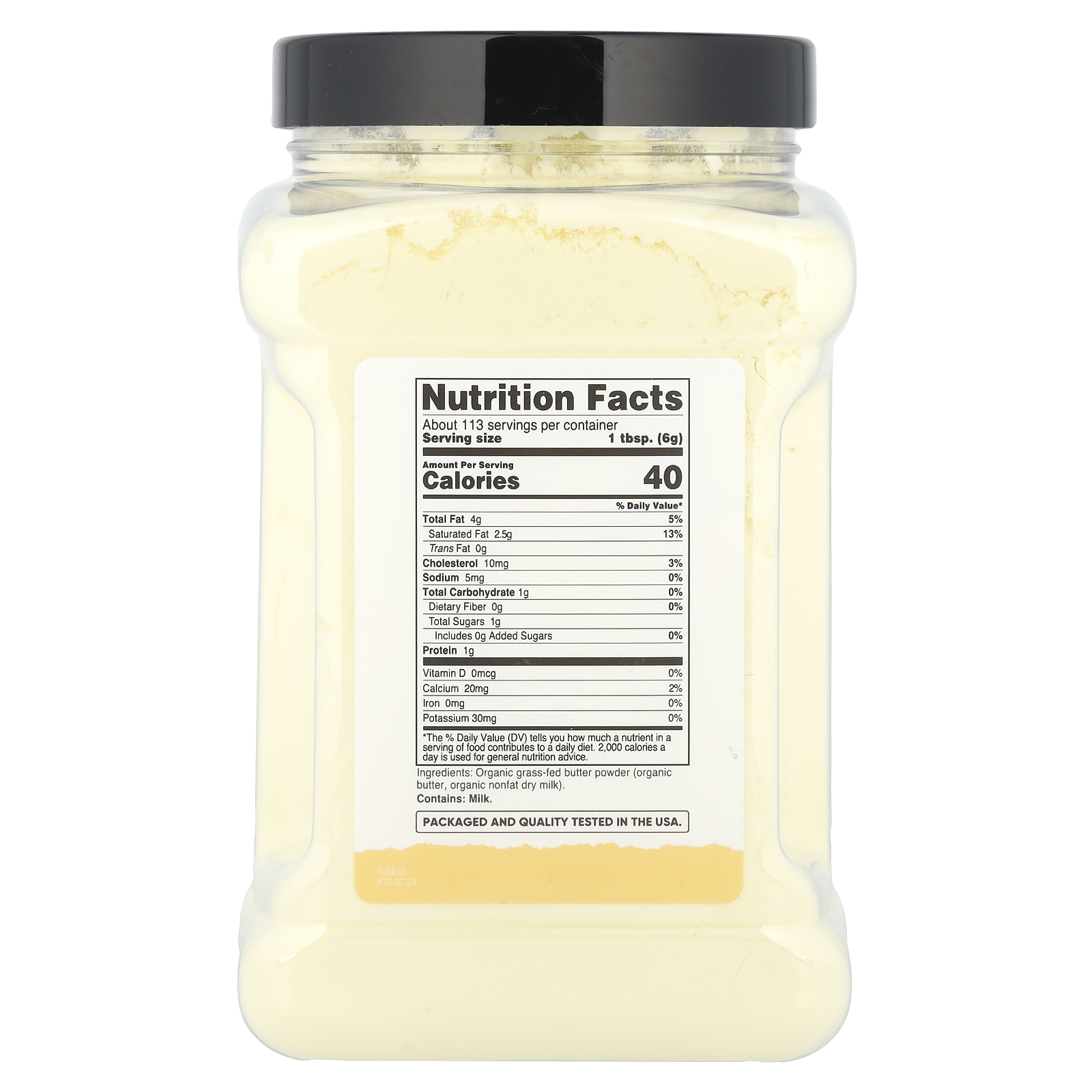 Nutricost Pantry Manteiga Orgânica em Pó 680 g (243 oz) - Imagem 2
