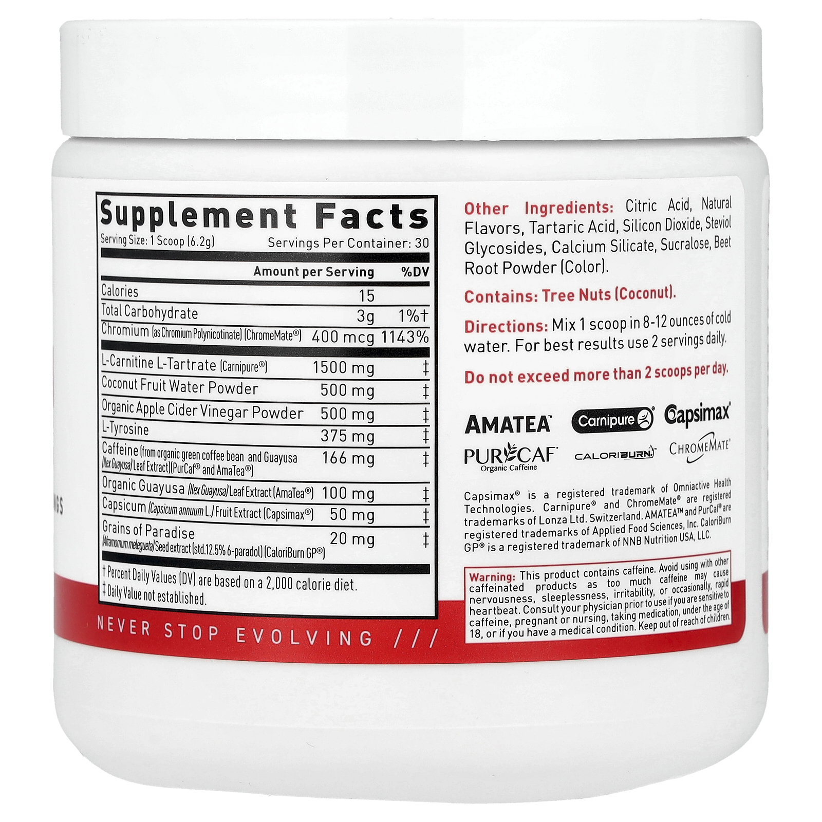 Kaged Clean Burn Limonada de Morango 186 g (656 oz) - Imagem 2