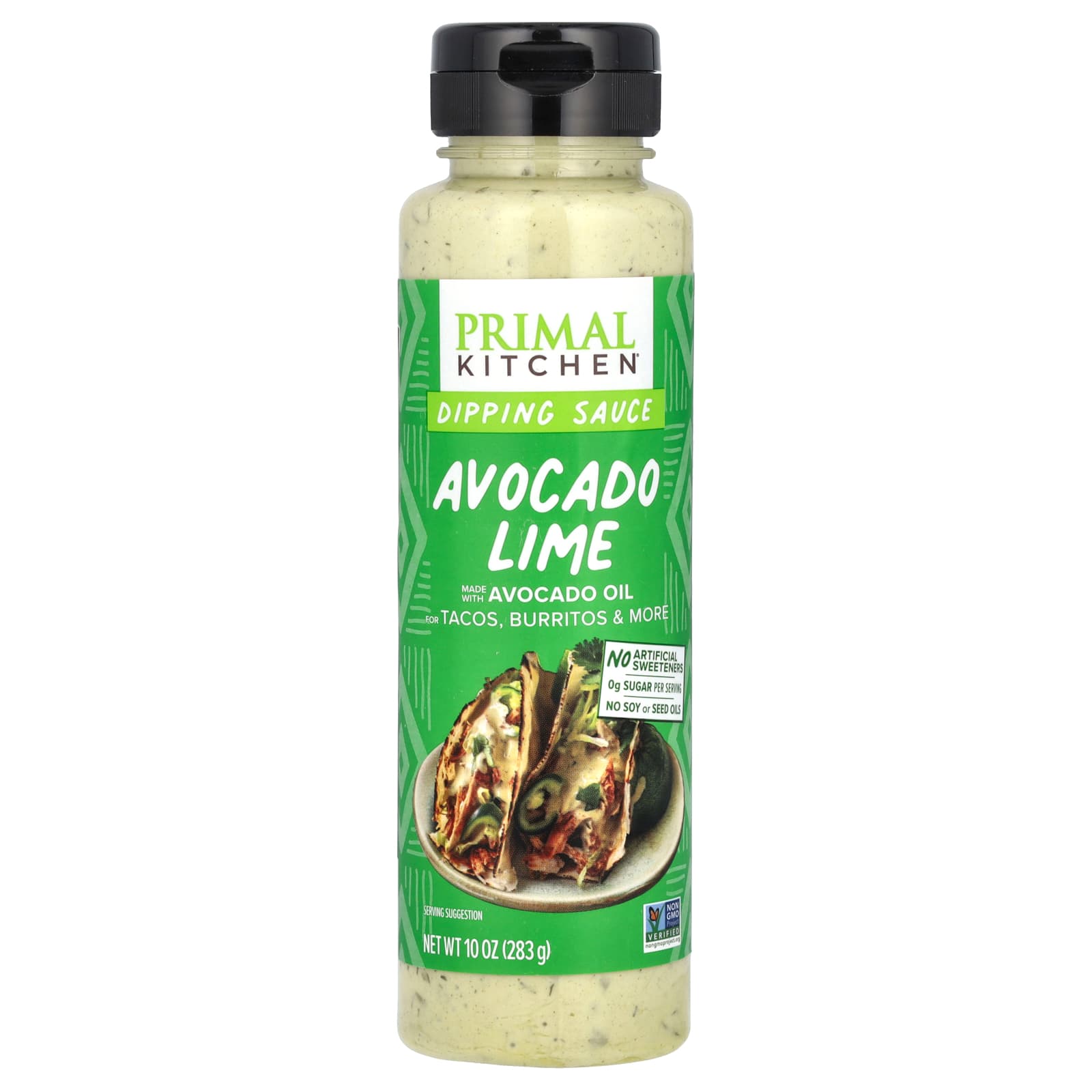 Primal Kitchen Molho Feito com Óleo de Abacate Abacate e Limão 283 g (10 oz)