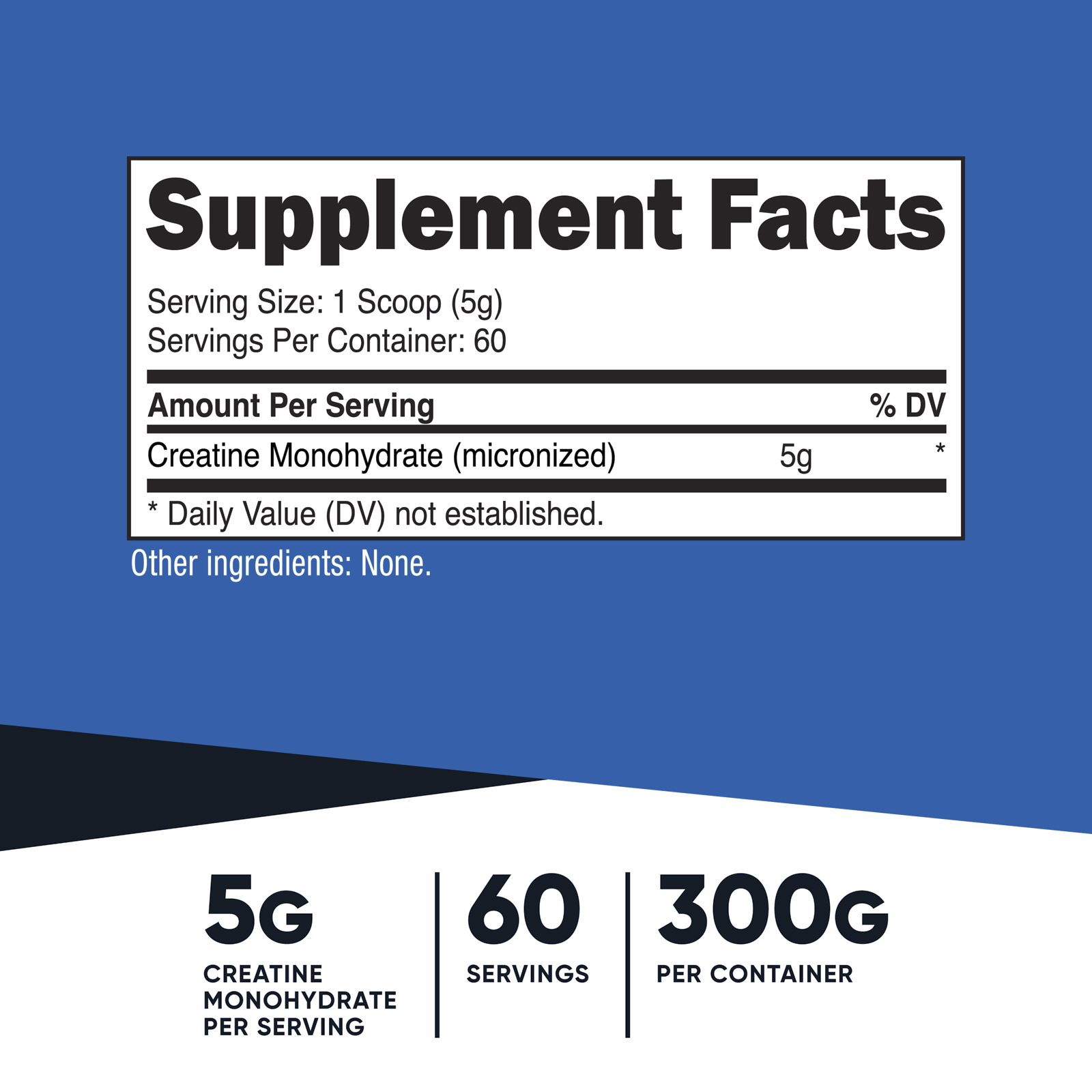 Nutricost Performance Creatina Mono-Hidratada Sem Sabor 300 g (107 oz) - Imagem 3